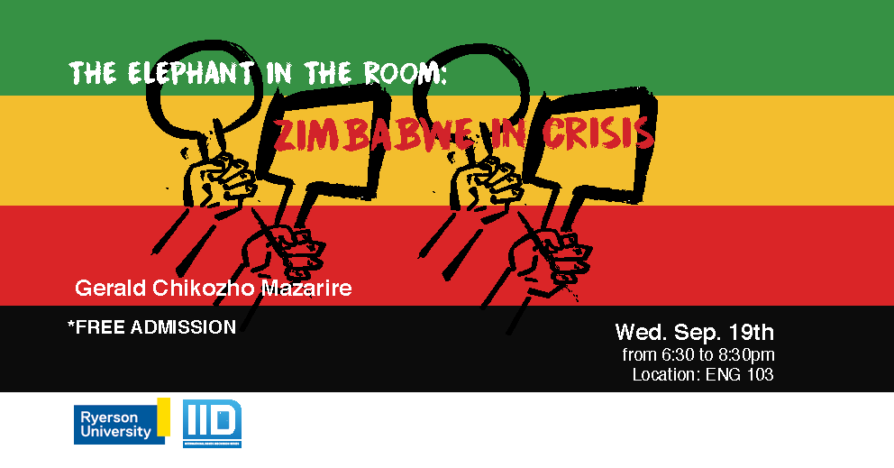The Elephant in the Room: Zimbabwe in Crisis – Wednesday, September 19, 2018