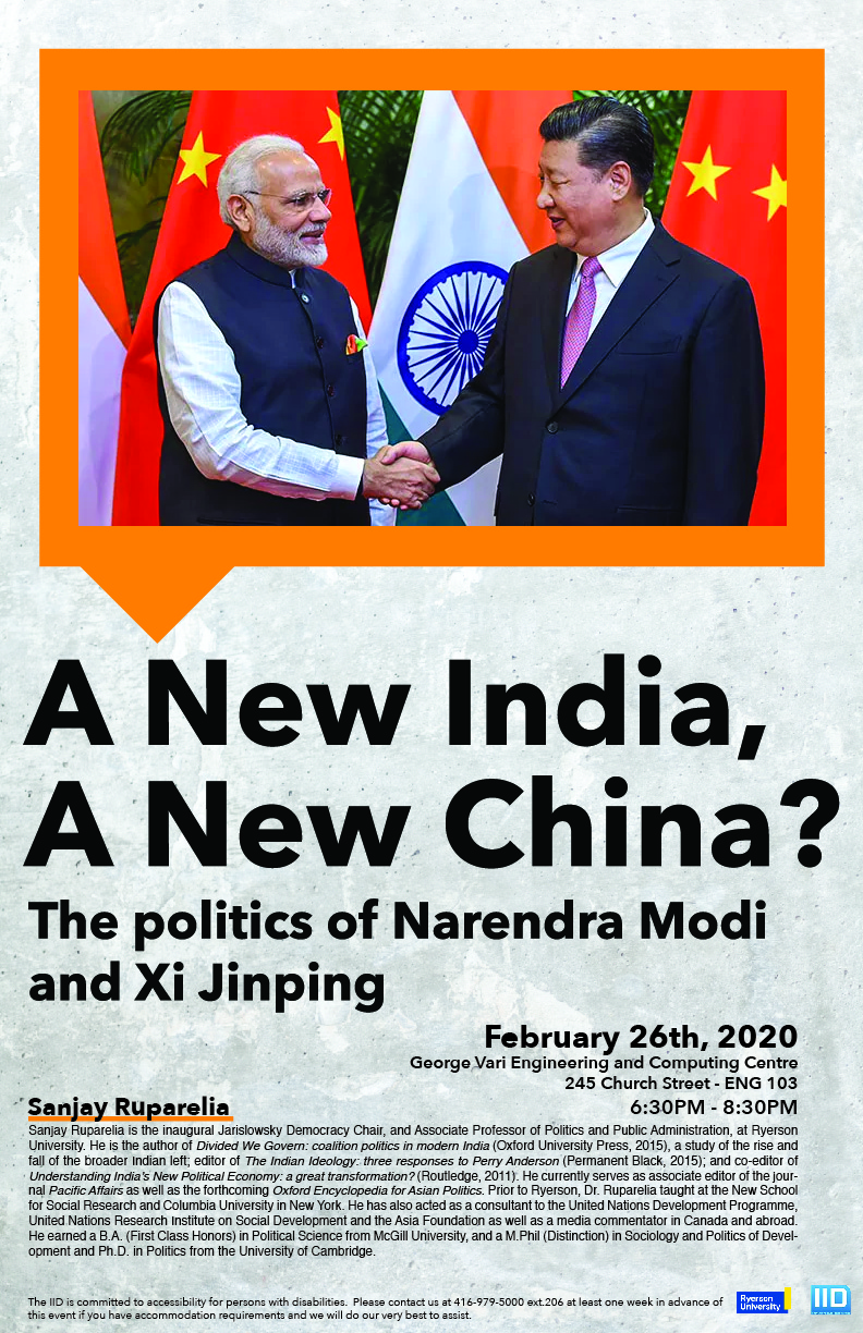 A New India, A New China? The Politics of Narendra Modi and Xi Jinping