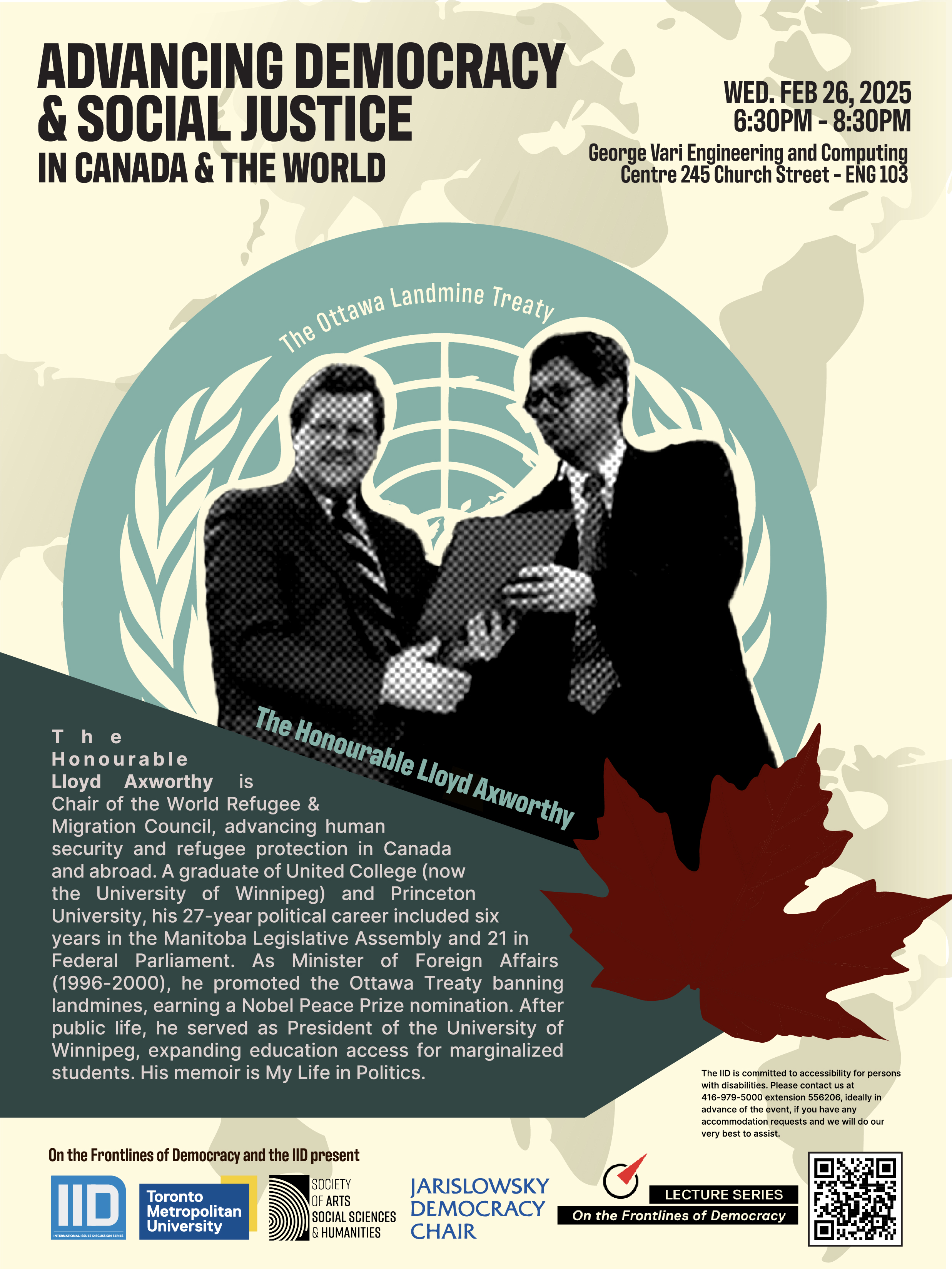 Advancing Democracy and Social Justice in Canada and the World