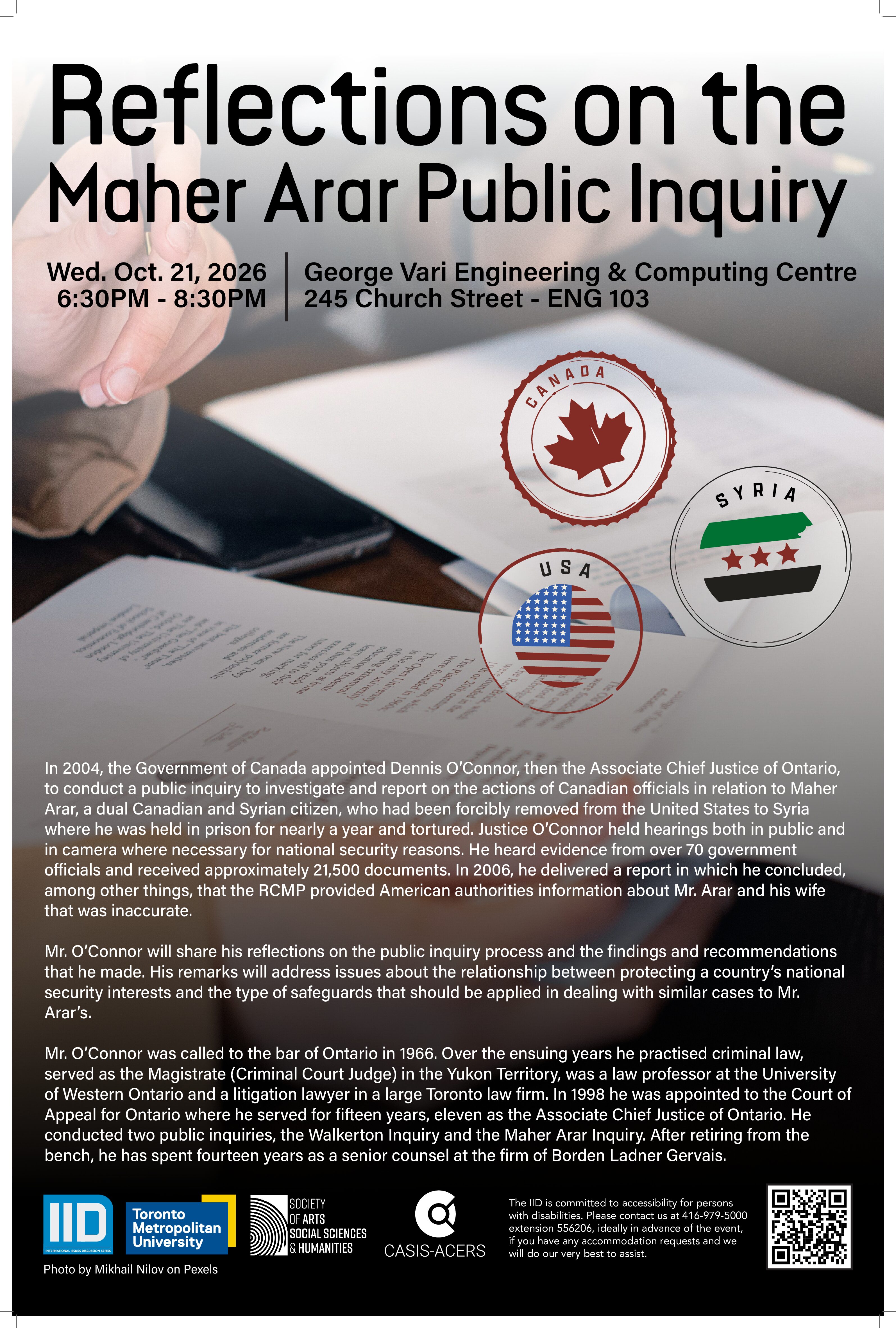 Reflections on the Maher Arar Public Inquiry